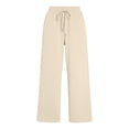 thumbnail image 7 of LIaqionyy Womens Sweatpants Wide Leg Baggy High Waisted Comfort Casual Fall Winter Workout Gym Trousers with Pockets, 7 of 7