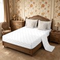 thumbnail image 4 of Erosebridal Mushroom Woodland Queen Bedding 7pcs,Forest Botanicals Bedding Comforter Set Queen,White Grey,Reversible, 4 of 6