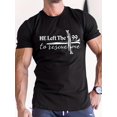 thumbnail image 1 of Camiseta con estampado de eslogan elegante para hombre, ropa de verano con gráficos, camisetas para adultos, hombres, mujeres, adolescentes, jóvenes, 1 of 4