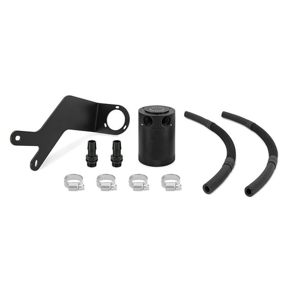Mishimoto MMBCC-XTK-18P Baffled Oil Catch Can Kit, Compatible With Subaru Crosstrek 2018-2019