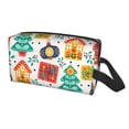 thumbnail image 2 of XMXT Large Capacity Makeup Pouch Bag, Christmas Element Decoration Make Up Storage Bag Cosmetic Travel Toiletry Bags for Women Men, One Size, 2 of 9