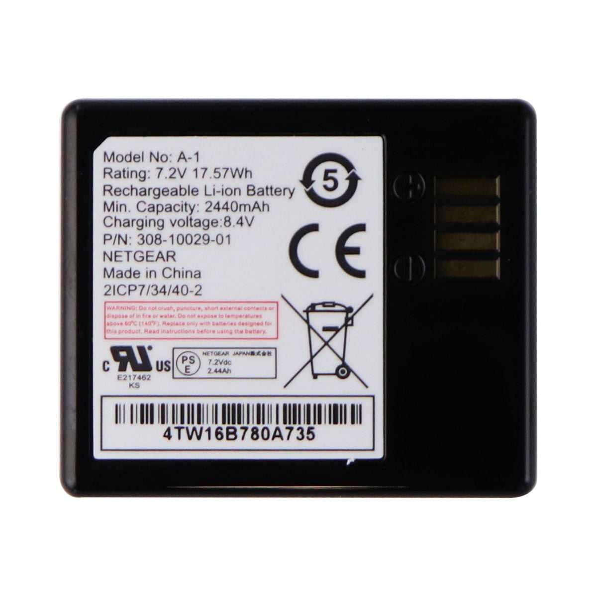 Official Arlo Rechargeable Battery for Arlo Pro & Pro 2 (A1) (Refurbished)