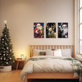 thumbnail image 4 of ZHONGYUTONG Christmas Canvas Wall Art 3 Piece Santa Claus with Reindeer Deer Poster Prints New Year Winter Artwork for Living Room Bedroom Decor (Christmas-1, 11.00" x 14.00" x 3PCS), 4 of 7