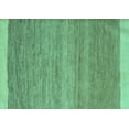 thumbnail image 1 of Ahgly Company Indoor Rectangle Abstract Turquoise Blue Modern Area Rugs, 3' x 5', 1 of 4