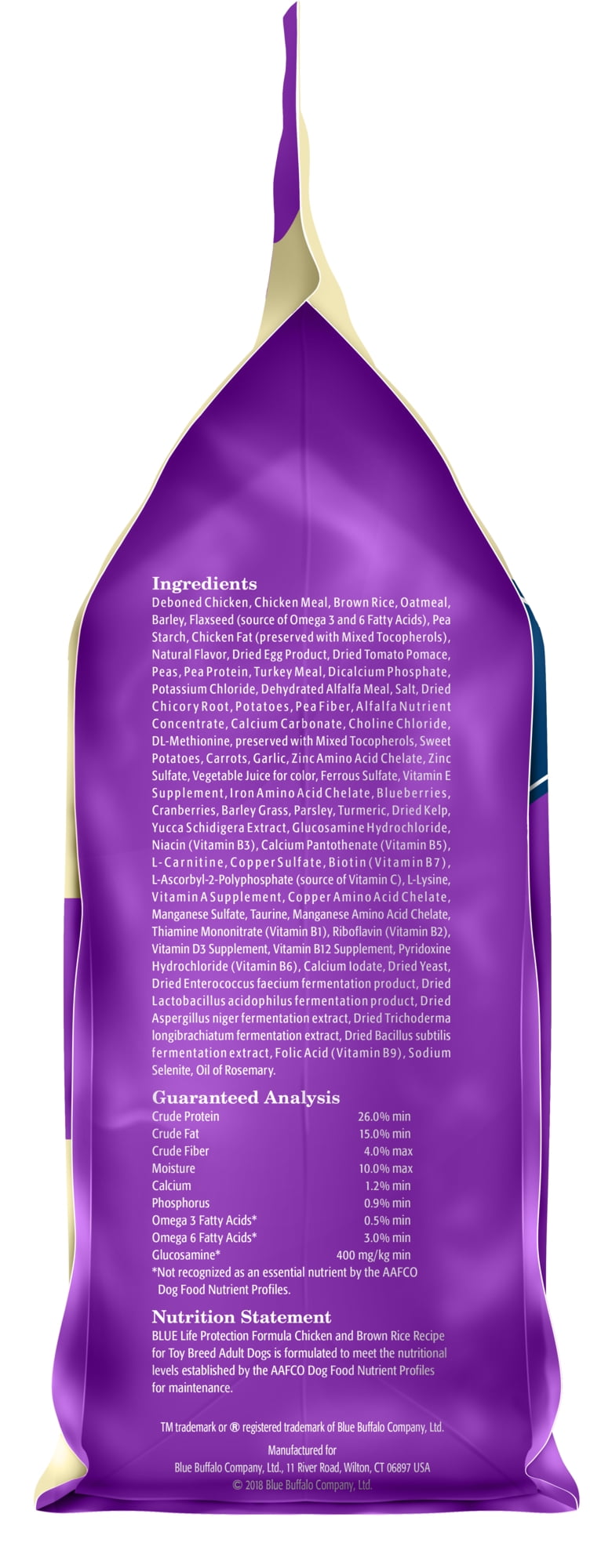 blue toy breed dog food