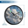 thumbnail image 3 of Voice Activated Clock with Glow Light 12 Inch Large Silent Wall Clock Battery Operated for Home Decor Flying Horses and Sheep, 3 of 8