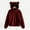Wine, variant on BAODANN Womens Hoodies Cute Bear Ears Hooded Sweatshirts Coat Warm Tunic Hoodies for Women Oversized Hoodies Plain Pullover Sweatshirt Women Hoodies Size Large Womens Womens Comfy Hoodie
