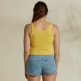 thumbnail image 3 of Honolua Surf Co. Hawaii Women's Sunshine Girl Ribbed Knit Tank Top Shirt (Small, Pineapple Butter), 3 of 5