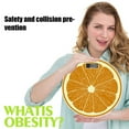 thumbnail image 3 of RKSTN Smart Electronic Scale Fruit Pattern Household Weight Scale Glass Panel Usb Charging With Temperature Measurement Function Orange, 3 of 5