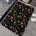 thumbnail image 4 of Vintage Mushroom Boho Bathroom Rugs, Magic Fairy Witchy Woodland Nature Plant Bath Mat, Hippie Botanical Floral Aesthetics Outdoor Rug, Soft Non Slip Floor Rugs for Living Room Kitchen Doormat, 17x29, 4 of 6