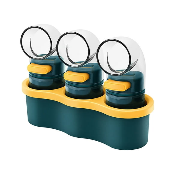 Pimentero Cuantitativo, Control de 0,5 G Por Pulsación, Cierre Hermético, Dispensador de Especias Transparente, Abs de Grado Alimenticio, Fácil de Usar con Una Sola Mano, Ideal para Sal, Com