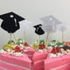 thumbnail image 3 of 20pcs Topper de Torta de Magdalena de Postre Decoración de de Graduación Forma de Casquillo de Graduación Gloria Selecciones de magdalenas, 3 of 9