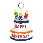 Birthday Cake Photo/Balloon Holder 6 Oz - Pack of 6
