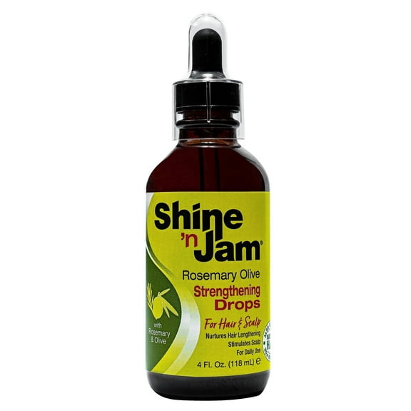 Ampro Shine N Jam Rosemary Olive Strengthening Drop Hair Repair, 4 Oz, Pack of 1