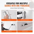 thumbnail image 4 of SKYSHALO Drywall Finishing Set, Includes Blades in Sizes 7", 10", 14", 16", 24" + Extendable Handle 34"-81.6", Crafted from Stainless Steel for Professional Wall Surface Preparation, 4 of 9