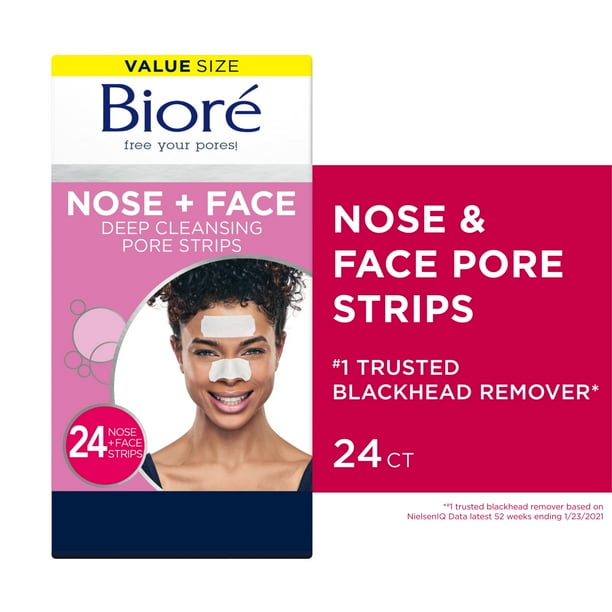 Biore Original Nose+Face Deep Cleansing Blackhead Remover Pore Strips