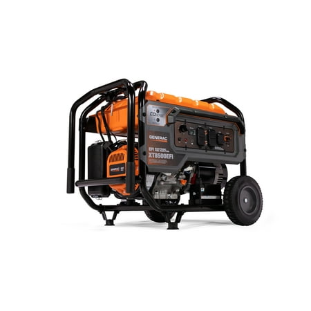 Generac 7247 XT8500EFI 8500 Watts Gas Powered Electric Start Electronic Fuel Injection Portable Generator -Reconditioned
