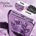 thumbnail image 5 of for iPhone 7 Plus Case for iPhone 8 Plus Case, Girls Women Astronaut Clear Glitter Phone Cases for iPhone 7/8 Plus with Stand, Electroplated Cute Sparkly Phone Cover for iPhone 7/8 Plus Puple, 5 of 11