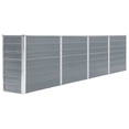 thumbnail image 1 of vidaXL Raised Garden Bed 320x40x77 cm Galvanised Steel Grey, 1 of 2