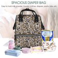 thumbnail image 4 of Defioc Leopard for Baby Diaper Bag Backpack - Baby Bag for Boys & Girls - Diaper Backpack - Large Travel Diaper Bags- Baby Registry Search & Shower Gifts, 4 of 5