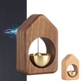 thumbnail image 4 of Timbre de Puerta de Madera, Campanas de Viento, Timbre Inalámbrico, Timbre de Entrada, Timbre de Viento , Decoración del Hogar B, 4 of 5