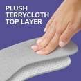 thumbnail image 5 of Dr. Scholl's Go Sockless! Cushioning Terrycloth Insoles Unisex 3 Pairs Trim to Fit, 5 of 13