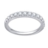 1/2 Carat T.W. Round Diamond 10kt White Gold Wedding Band, I-J/I2-I3