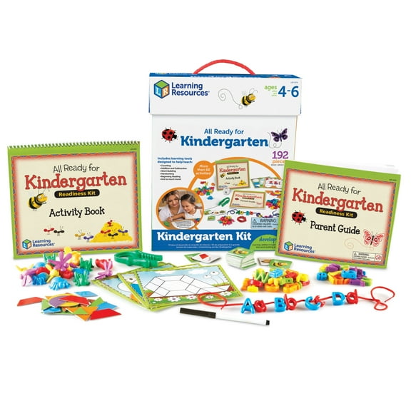 Learning Resources All Ready for Kindergarten Readiness Kit, Ages 4 