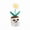 S2, variant on Halloween Decoration Crochet Crochet Positive Energy Dolls Cute Mini Pocket Hug Handwoven Pumpkin Plant with Pot