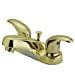 thumbnail image 3 of Kingston Brass KB6252LL Robinet de Lavabo Centre de 4 Po, Laiton Poli, 3 of 4