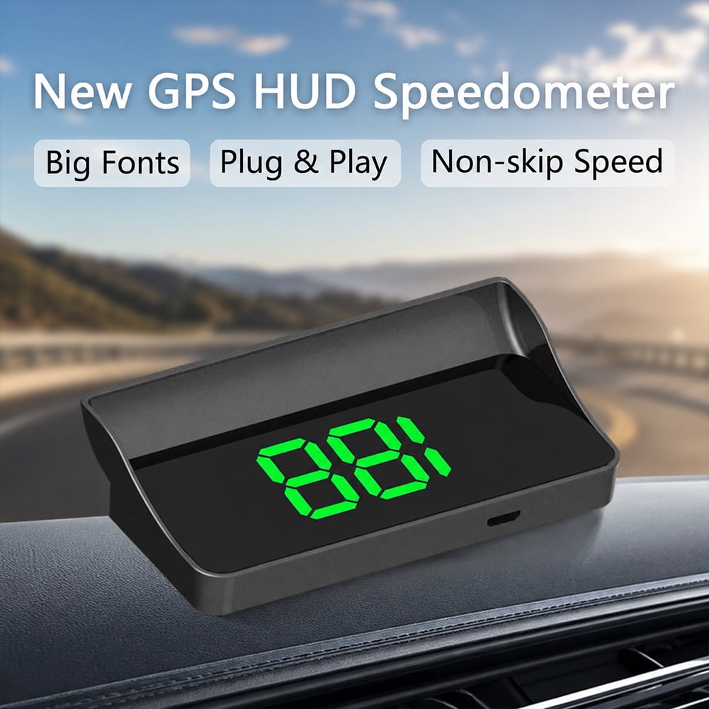 Smart In Car Hud Copilot, USB Car HUD Speedometer with GPS+BDS Navigation, 10Hz  Refresh, MPH Display, Plug & Play Speed Display for Cars, Trucks