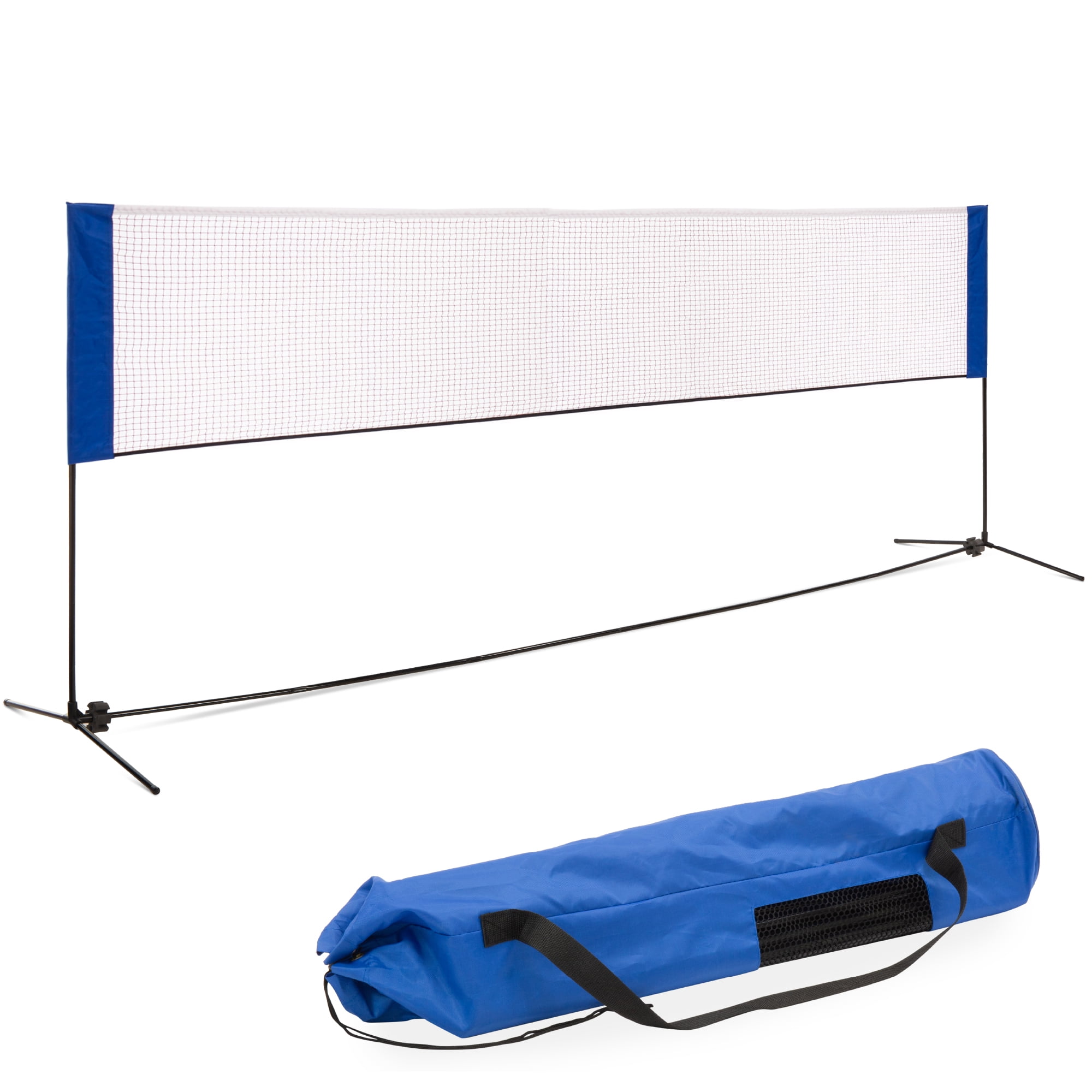 Portable Removable Volleyball Badminton Net Set With Stand Carrying Bag for Indoor Outdoor Sport