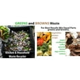 thumbnail image 6 of Nature's Footprint Worm Factory 360 4-Tray 4 gal Black Recycled Plastic Composting Bin (4 Count), 6 of 7