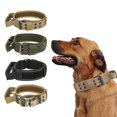 thumbnail image 2 of Collar táctico militar para perros medianos y grandes, collares de Shepard alemanes para caminar, entrenamiento de perros, Collar de nailon con mango de Control, 2 of 4