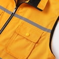 thumbnail image 3 of Fewfanhot Unisex Multi-Pocket Stand Collar Utility Vest, Breathable Outdoor Sleeveless Jacket for Hiking Fishing and Camping, 3 of 6
