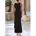 thumbnail image 3 of PRETTYGARDEN Wedding Guest Dresses for Women Summer Formal Gala Maxi Dress Ruffle Mermaid Cocktail Long Dresses, 3 of 8