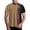 C179/Yellow, variant on XIYON Father's Day Men's T Shirt Short Sleeve Round Neck Color Block Summer Loose Fit Fashion Tee Top For Casual Daily Wear,White,XXXL