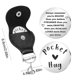 thumbnail image 3 of Moneda de decisión con palabras motivacionales como regalo para enamorados. Llaveros de acero inoxidable, colgantes para llaves de coche, regalo de bolsillo de PU., 3 of 6