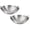 Grey*2pc, variant on Stainless Steel Wok Round Bottom Frying Pan Heavy Duty Polished Cooking Wok With Dual Loop Handles Stir Fry Pan Kitchen Cookware 1 Pack 11 In,stainless steel wok