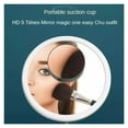 thumbnail image 4 of Makeup Mirror With 3 Color LED Light Desktop LED Makeup Mirror Lamp USB With Storage Table Cosmetic Mirror Rotating Makeup ,Widely Use, 4 of 6
