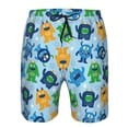 thumbnail image 4 of Naloa Cartoon Monster Men's Beach Shorts, Surfing shorts, Swim trunks, Quick Dry Swim Trunks for Surfing Beach Fun - XX-Large, 4 of 9