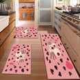 thumbnail image 2 of Floral Kitchen Rugs Sets of 3, Non Slip Kitchen Rugs and Mats Washable Farmhouse Kitchen Rugs Floral Kitchen Floor Mat Carpet Runner Rugs for Hallway Laundry Room, 2 of 12
