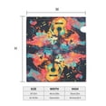 thumbnail image 3 of Daiia World Map Guitar Illustration Mailbox Cover , Magnetic Welcome Mailbox Wraps Post Letter Box Cover for Garden Yard Home Decor-25.5x21 in, 3 of 7