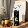 thumbnail image 3 of Constellation Tumbler with Lid and Straw, Sagittarius Tumbler, Goth Tumbler, Constellation Cup/Mug, Zodiac Gifts for Men Women, Constellation Gifts, 20oz Skinny Tumblers with Lids and Straws, 3 of 5