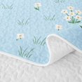 thumbnail image 5 of Erosebridal Goose Twin Quilt Set for Girls, Daisies Twin Coverlet Set, 2pcs 1 Bedspread and 1 Pillowcase, 5 of 7