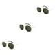 thumbnail image 5 of Minnieouse Gafas de sol polarizadas con montura ligera para hombres y mujeres Materiales de protección de moda verde negruzco dorado Type1 NO1, 5 of 6