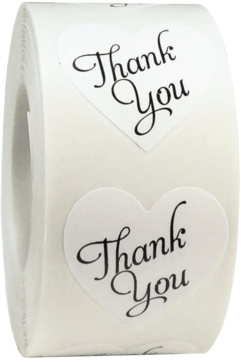 THANK YOU STICKERS SHABBY CHIC HEARTS PERSONALISED GLOSS  WEDDING FAVOUR SEALS 