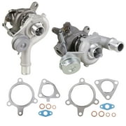 For Ford Explorer Lincoln 3.5 EcoBoost V6 Pair Turbo w/ Turbocharger Gaskets Fits select: 2013-2018 FORD EXPLORER XLT, 2010-2018 FORD TAURUS SEL