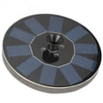 thumbnail image 4 of Round Solar Fountain Pump, 1.4W Floating Circle Garden Water Pump Solar Panel Kit With Lights For Pond, Fountain, BirdBath, Garden Decoration, Water Cycling, 4 of 8