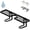 Black, variant on Behind The Faucet Organizer, Over Sink Faucet Storage Rack, Behind The faucet Sink Organizer, No-Drill faucet storage Rack, U Shape faucets storageses rack for Kitchen